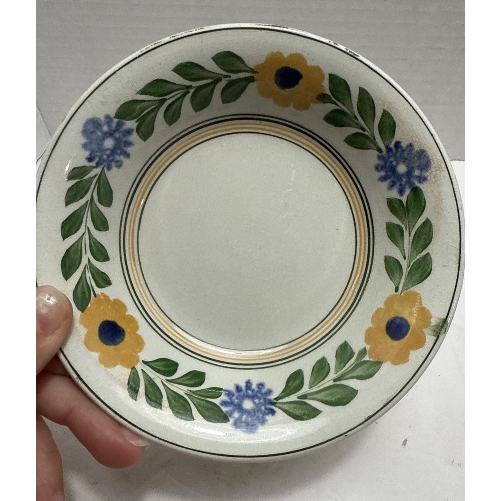 Vintage Hand Painted Orleans Pattern Small Bowl-Adams China-England-Discontinued